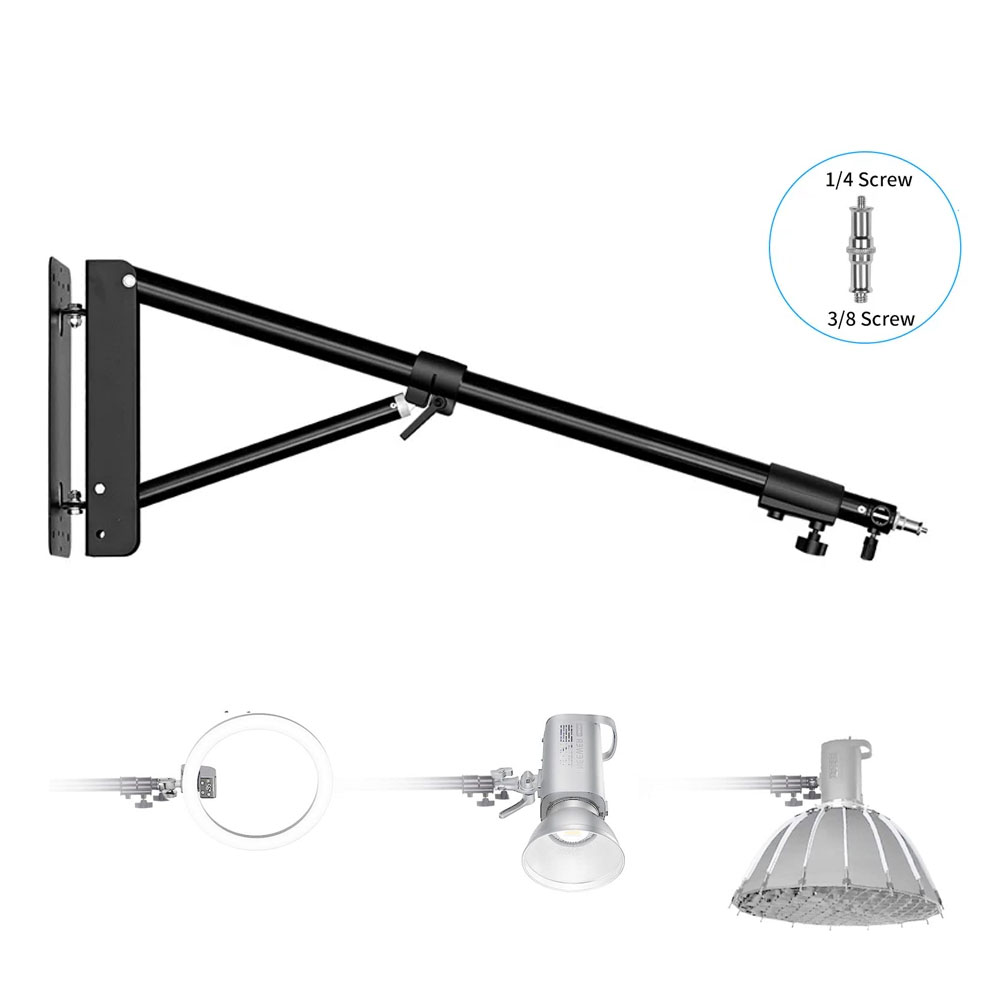 Photography Lighting Wall - 100/135/ 170cm montaje en pared brazo