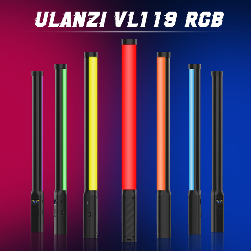 Photography Lighting Stick - Ulanzi VL119 luz de palo colorida