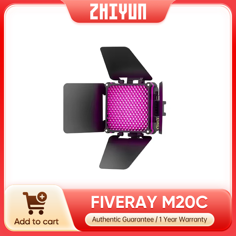 Photography Lighting Styles - Luz LED Bicolor ZHIYUN FIVERAY M20C