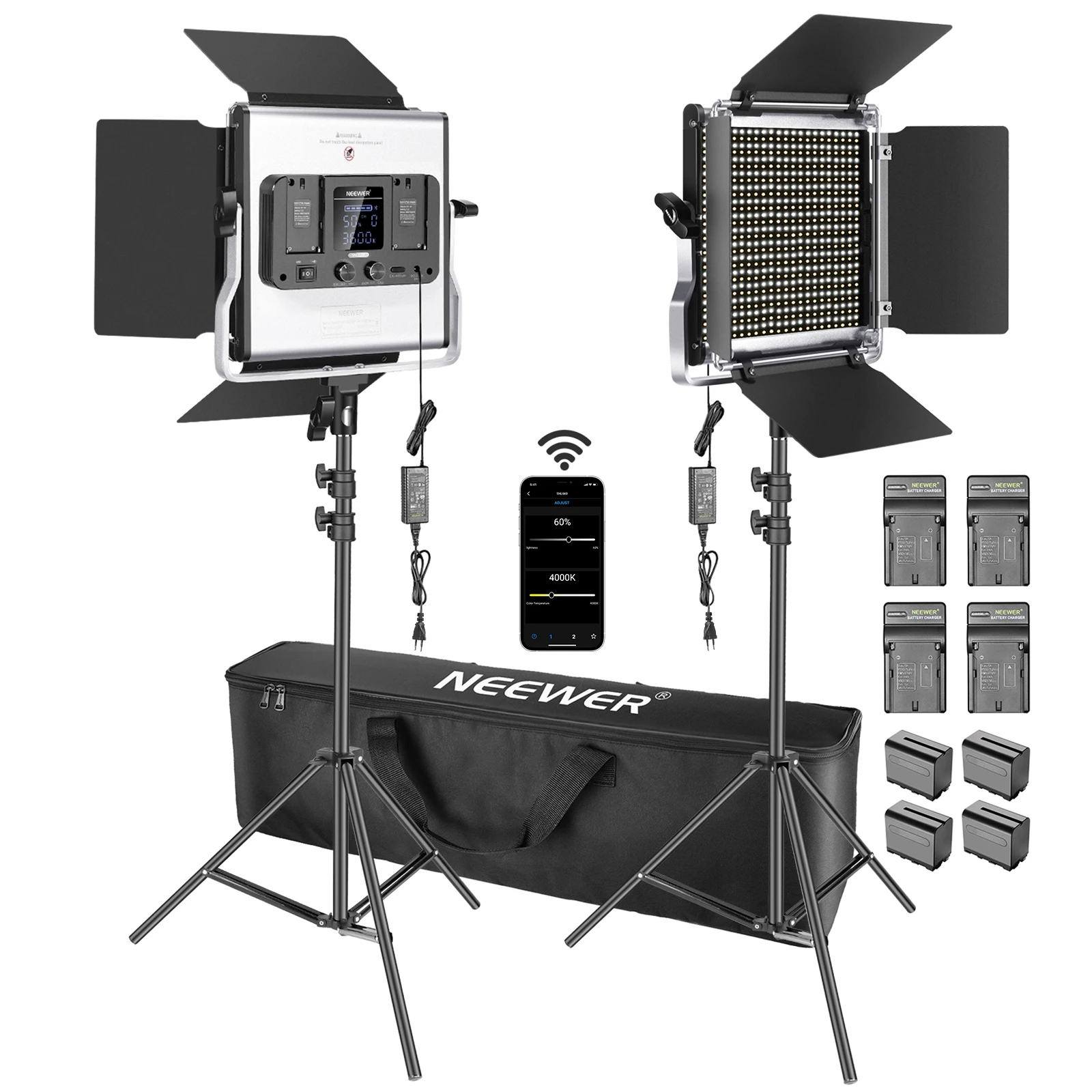 Photography Lighting Kit Neewer - Neewer 2 Paquetes de Luces de