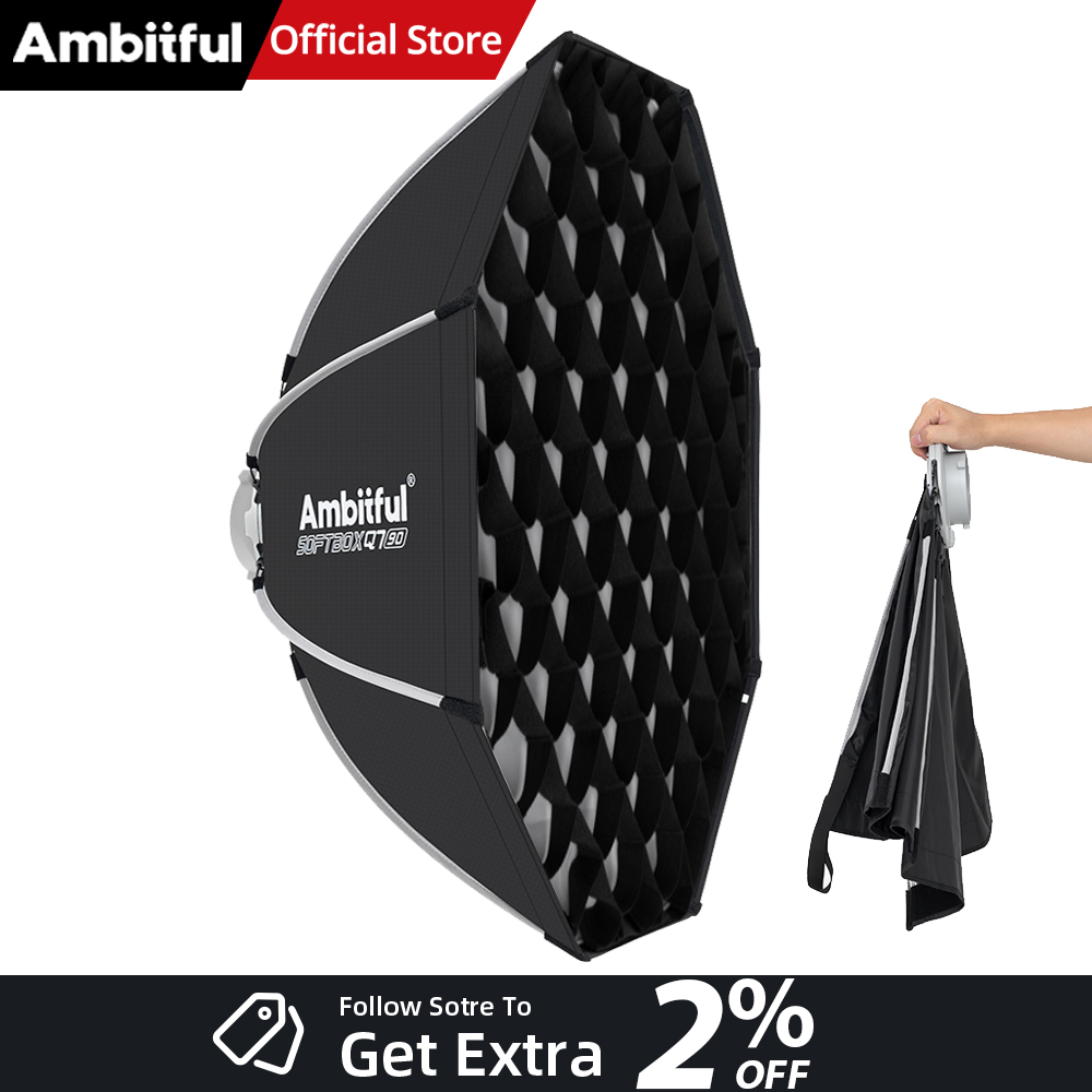 Photography Lighting Box - AMBITFUL Q7II 55/65/90cm Softbox Octagonal con