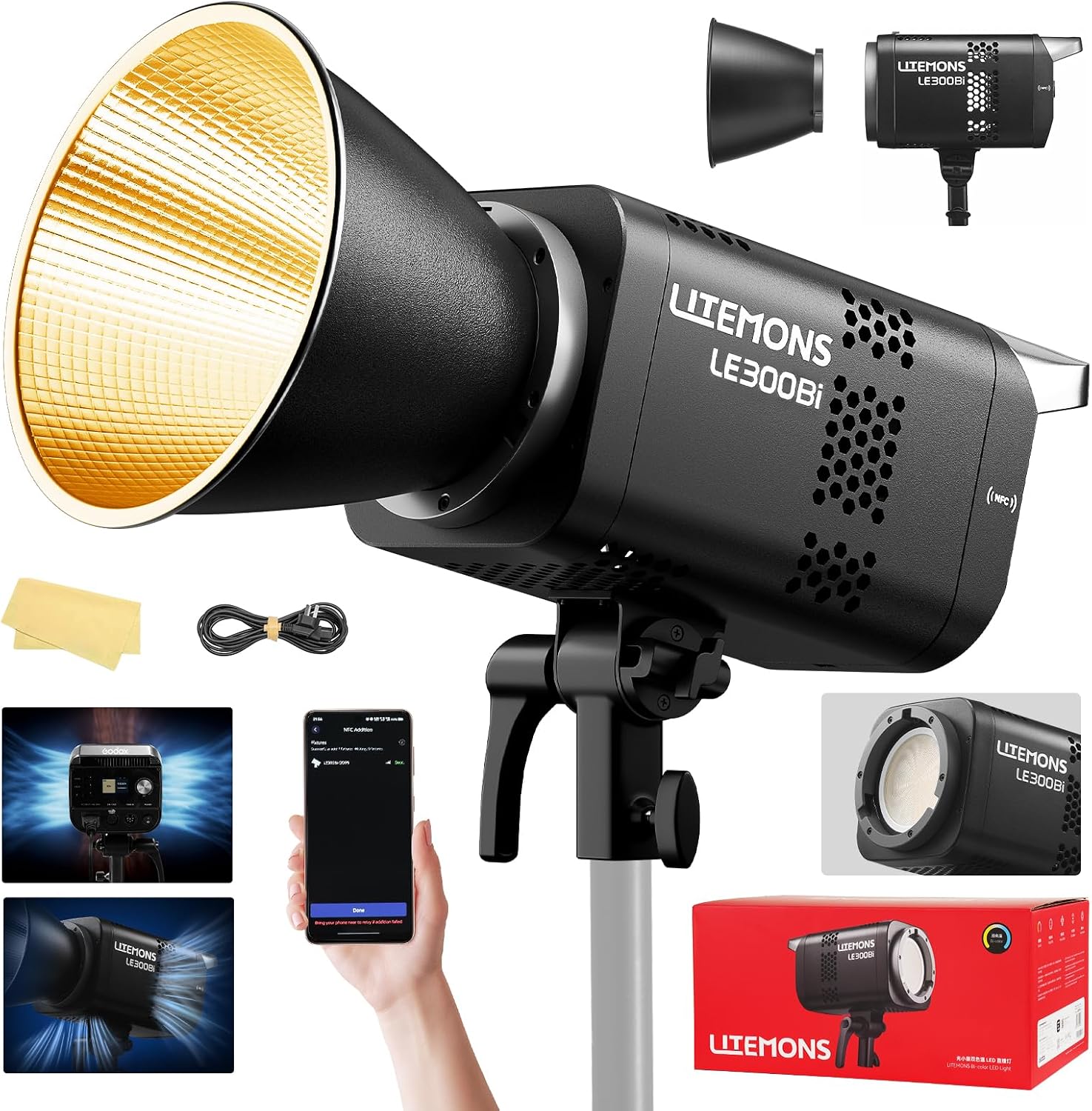 Photography Video Lighting Kit - Kit de Iluminación LED RGB para