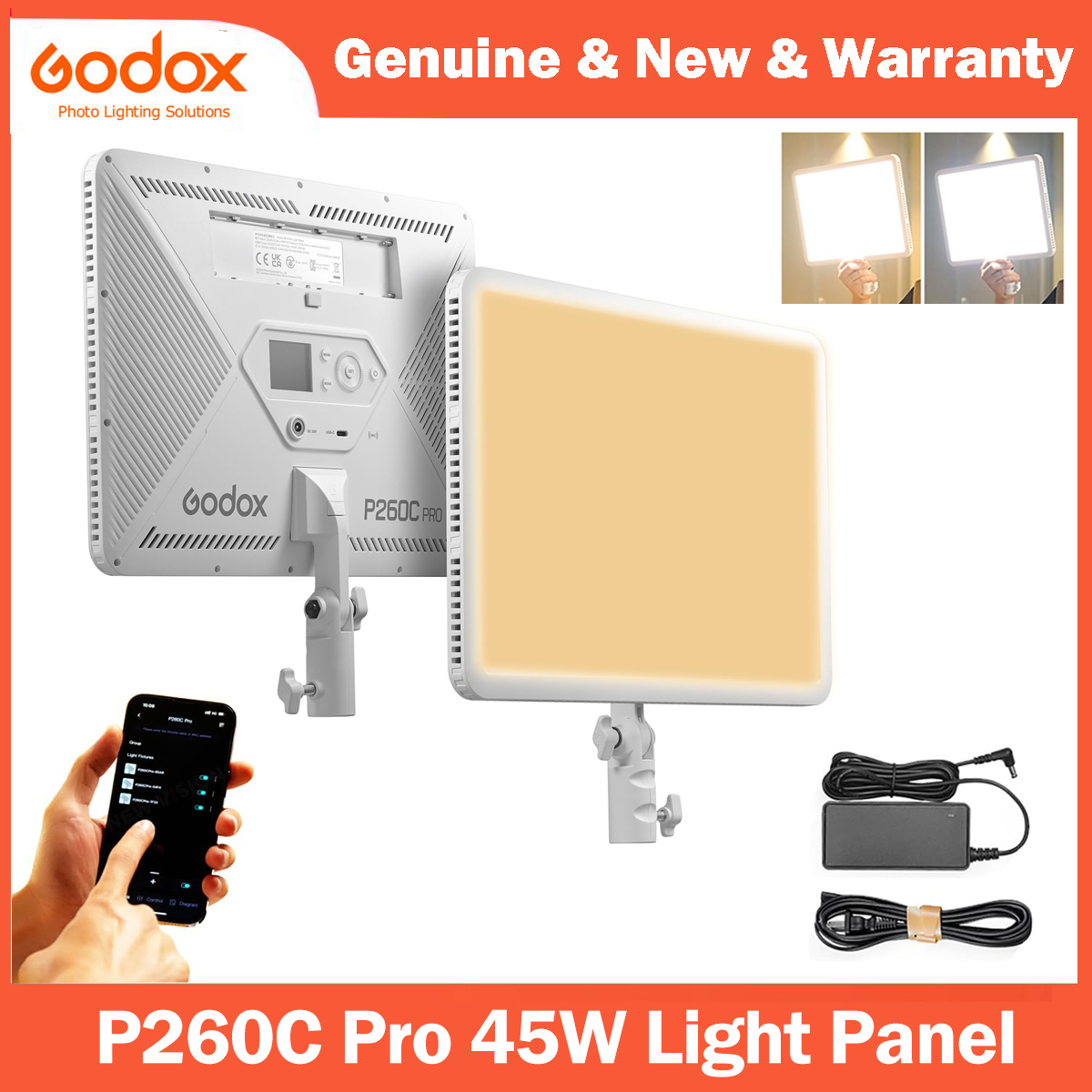 Photography Lighting Youtube - Godox P260C Pro Panel de luz