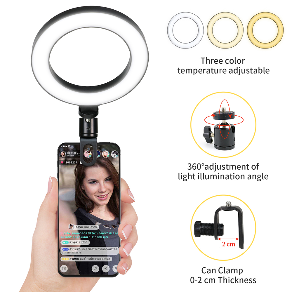 Photography Lighting Youtube - Luz LED de video de 16
