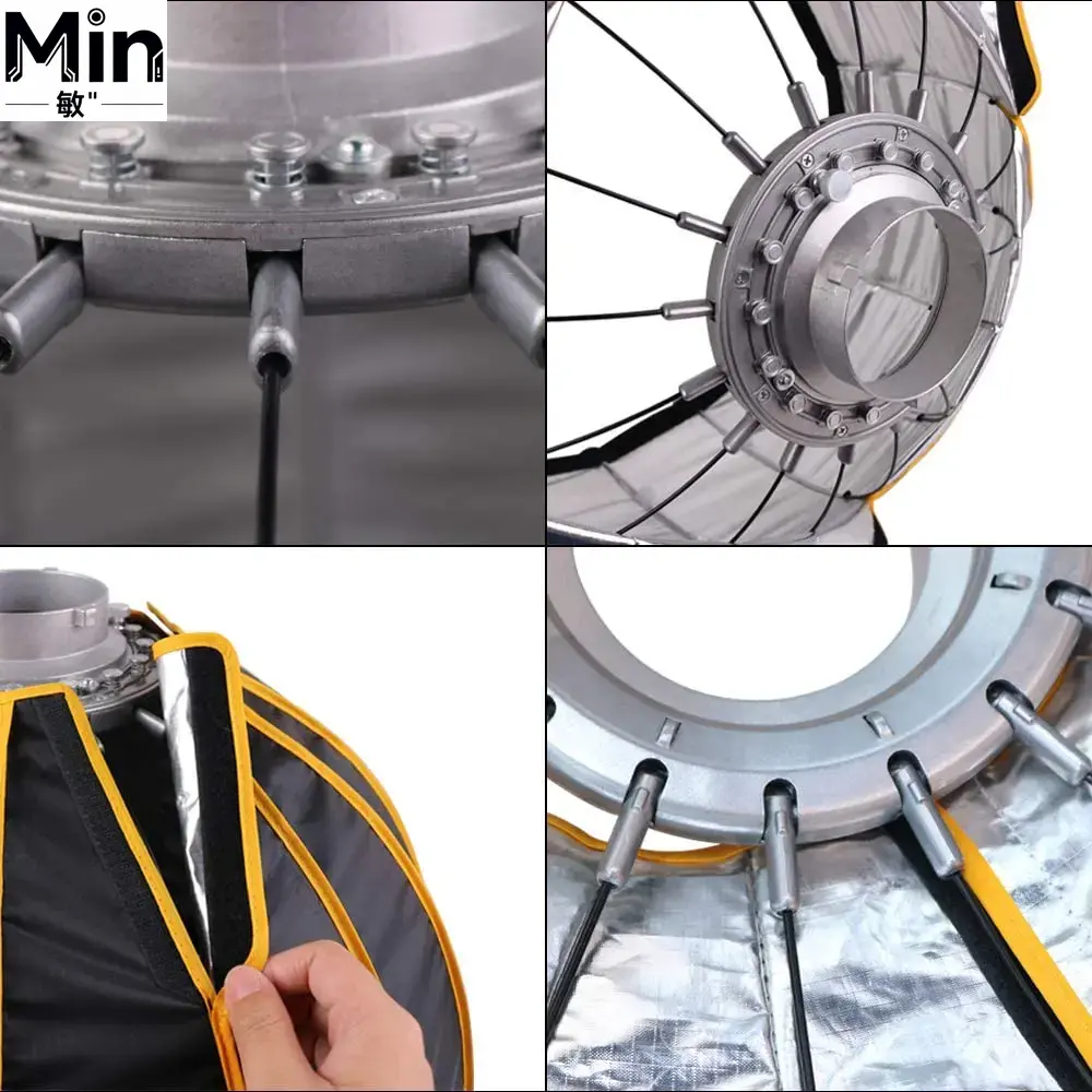 Photography Umbrella Lighting Setup - Softbox Parabólico Plegable de 90 cm