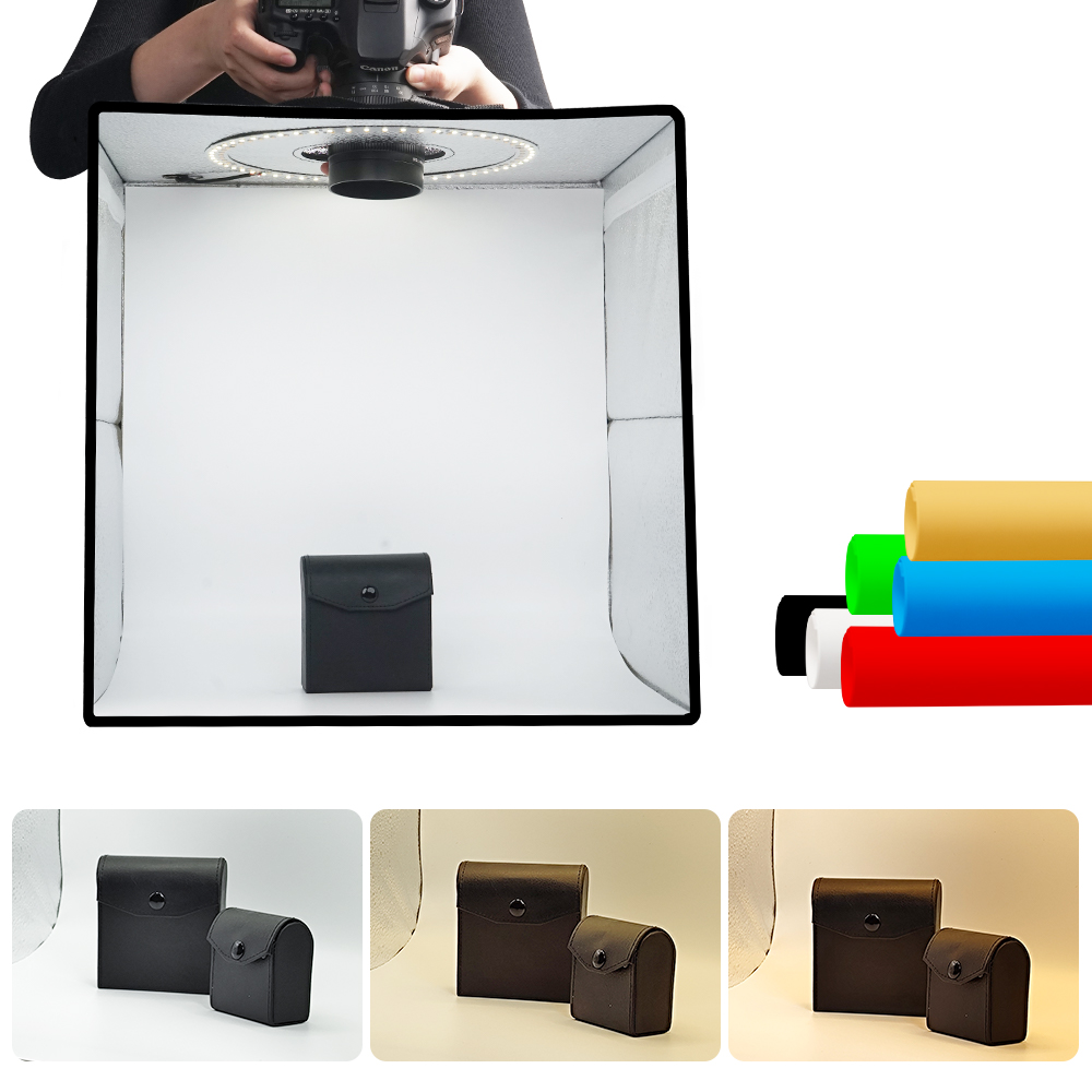 Photography Video Lighting Kit - Lightdow-caja de fotos regulable, luz LED