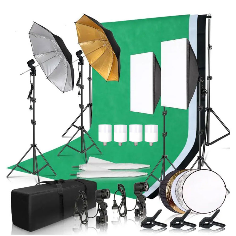 Photography Video Lighting Kit - Kit de Iluminación para Estudio Fotográfico