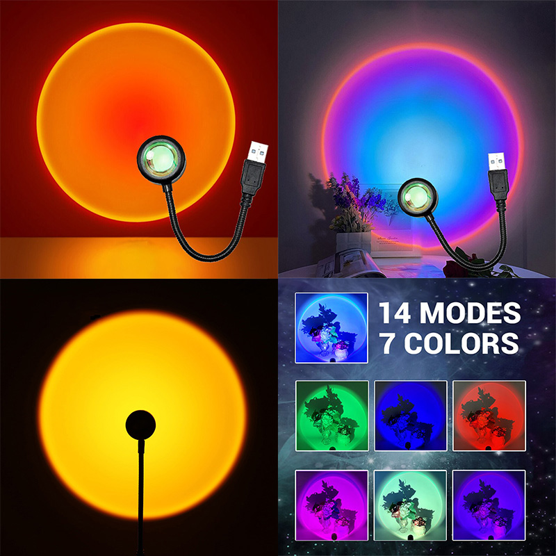 Photography Lighting Wall - Lámpara LED de puesta de sol