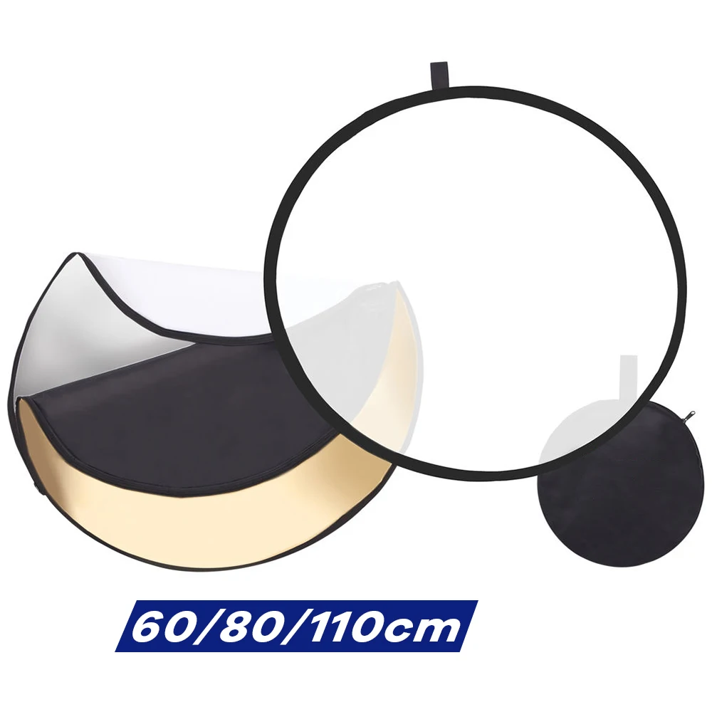 Photography Lighting Box - 60/80/110cm 5 en 1 disco reflector