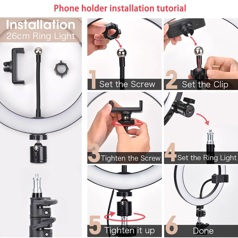 Anillo de Luz LED para Selfies - Photography Lighting Stick reseña y precio