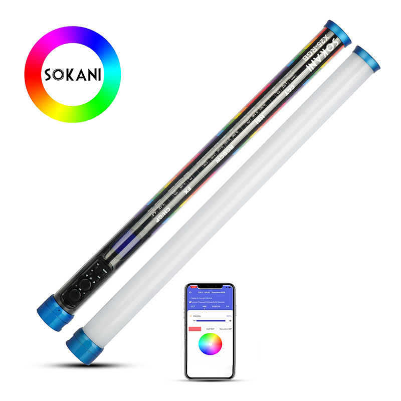 Sokani X25 RGB luz LED para ví - Photography Lighting Youtube reseña y precio