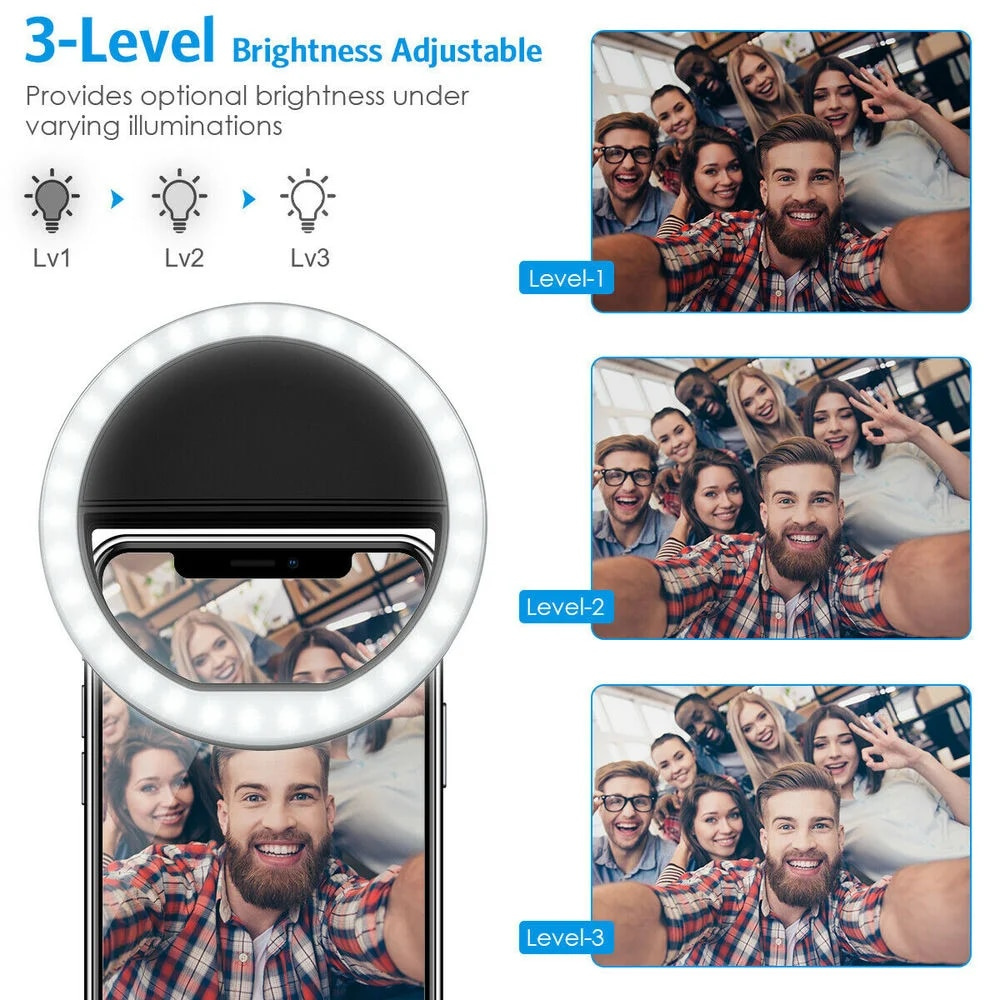 Anillo de Luz LED para Selfies - Photography Lighting Stick reseña y precio