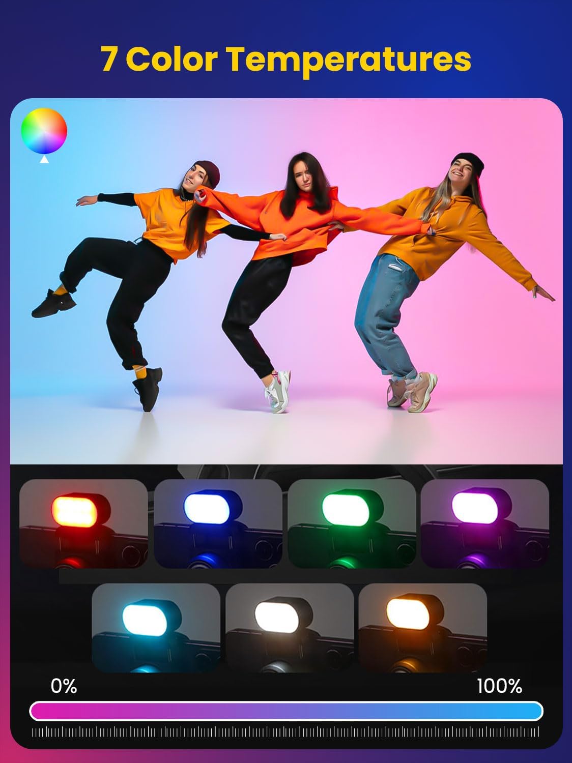 AOCHUAN Mini RGB Luz de rellen - Photography Lighting Styles reseña y precio
