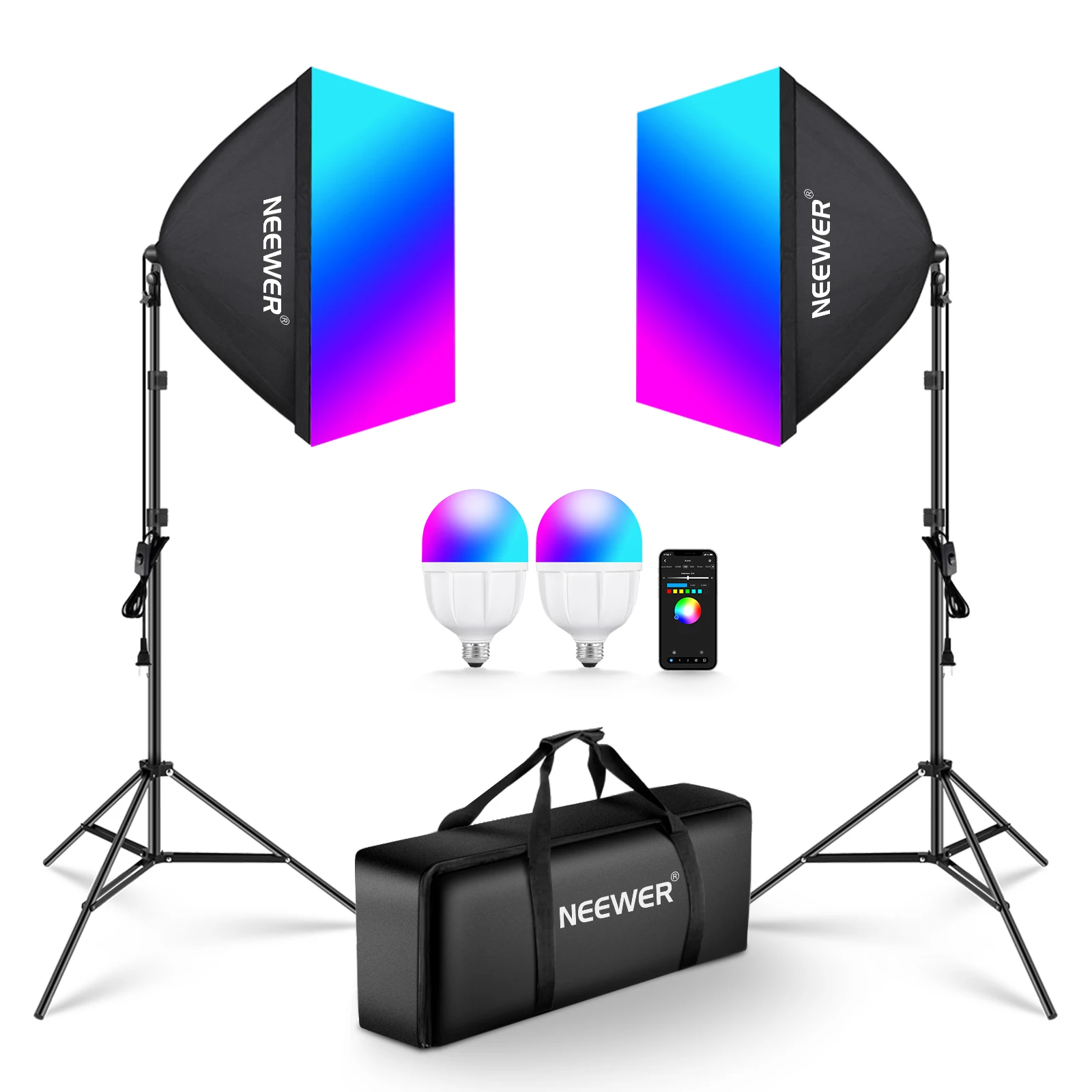 Kit de Iluminación con Softbox - Photography Lighting Kit Neewer reseña y precio