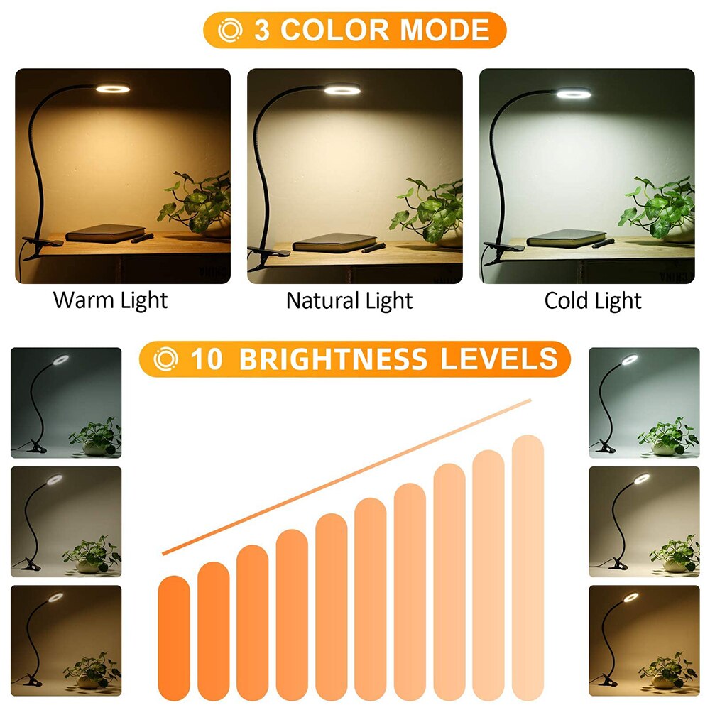 48 LEDs lámpara de escritorio  - Photography Lighting Book reseña y precio