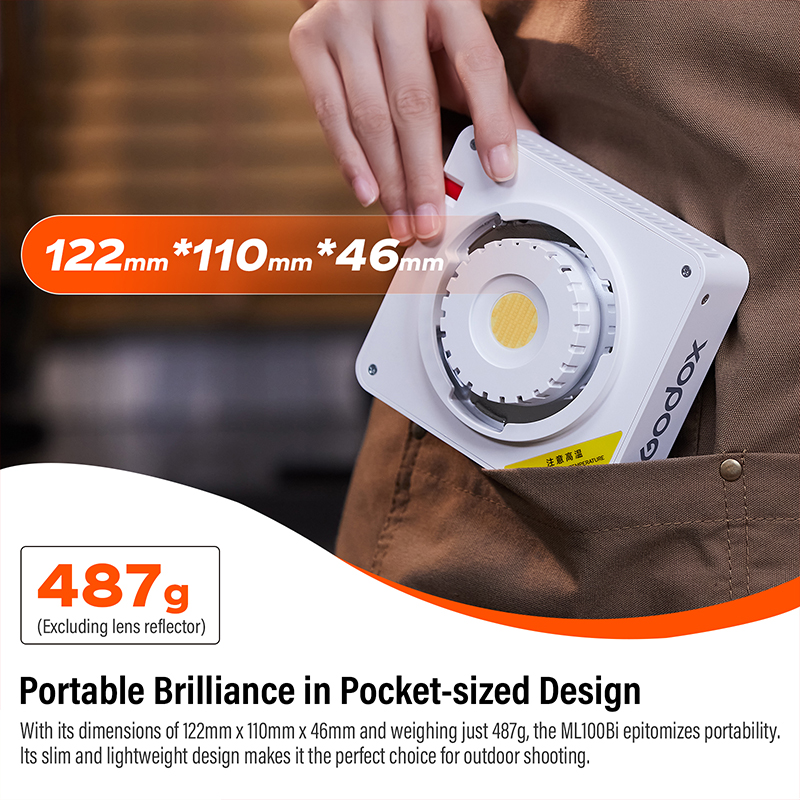 Godox ML100Bi/ML100R luz LED b - Photography Lighting Styles reseña y precio