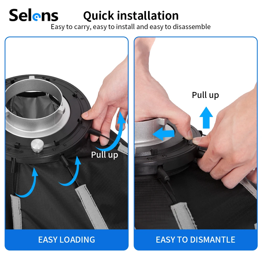 Softbox tipo paraguas Selens d - Photography Umbrella Lighting Setup reseña y precio