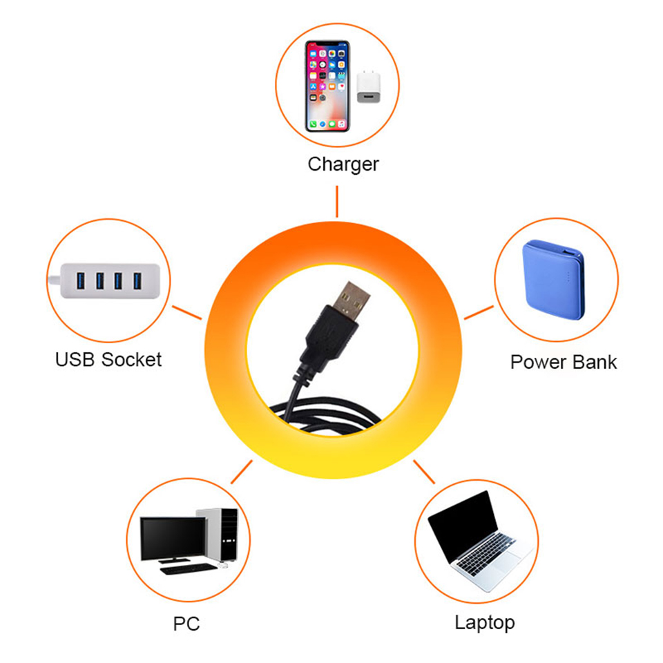 1x USB lámpara de puesta de so - Photography Lighting Wall reseña y precio