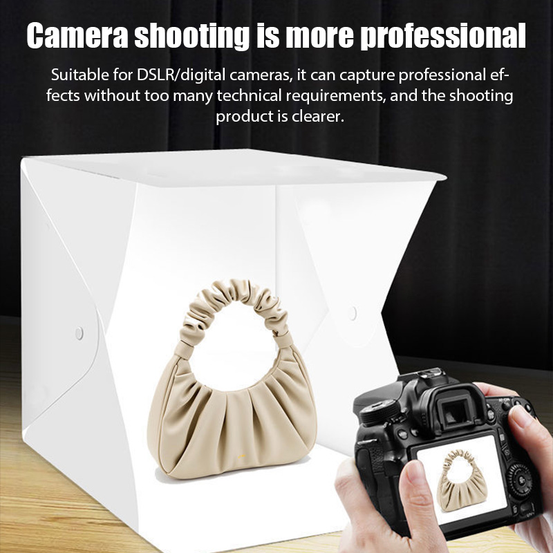 Caja de luz Mini caja de estud - Photography Video Lighting Kit reseña y precio