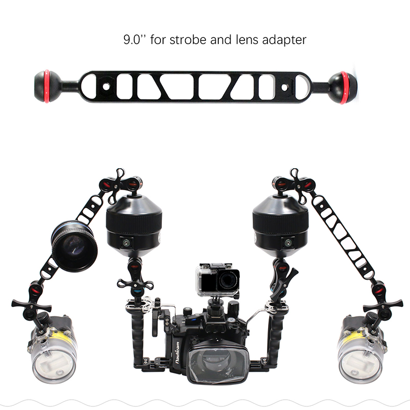Adaptador de bola de aluminio  - Photography Video Lighting Kit reseña y precio