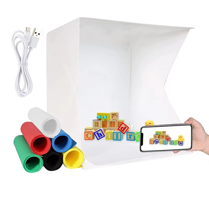 Caja de luz plegable portátil  - Photography Video Lighting Kit reseña y precio