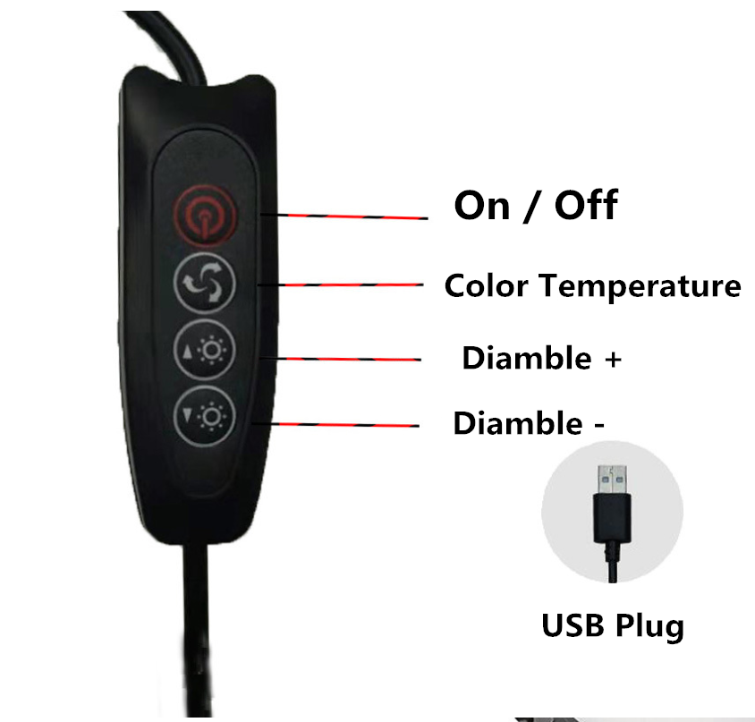 Anillo de luz LED para selfies - Photography Lighting Stick reseña y precio