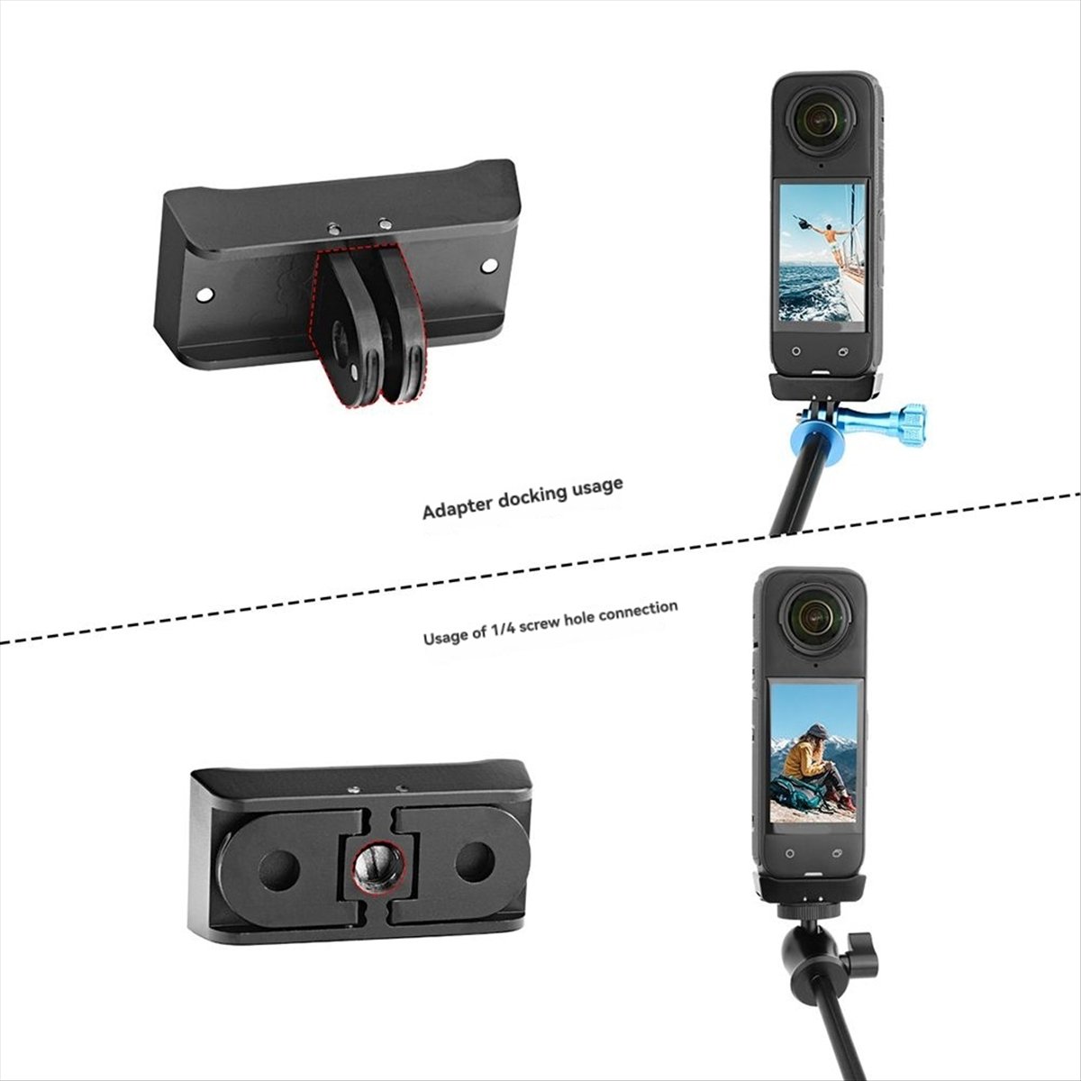 Adaptador A73T para Cámaras In - Insta360 Camera X4 reseña y precio