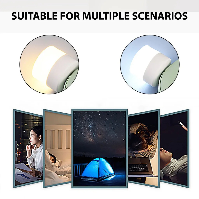 Mini luz nocturna USB, protecc - Photography Lighting Book reseña y precio
