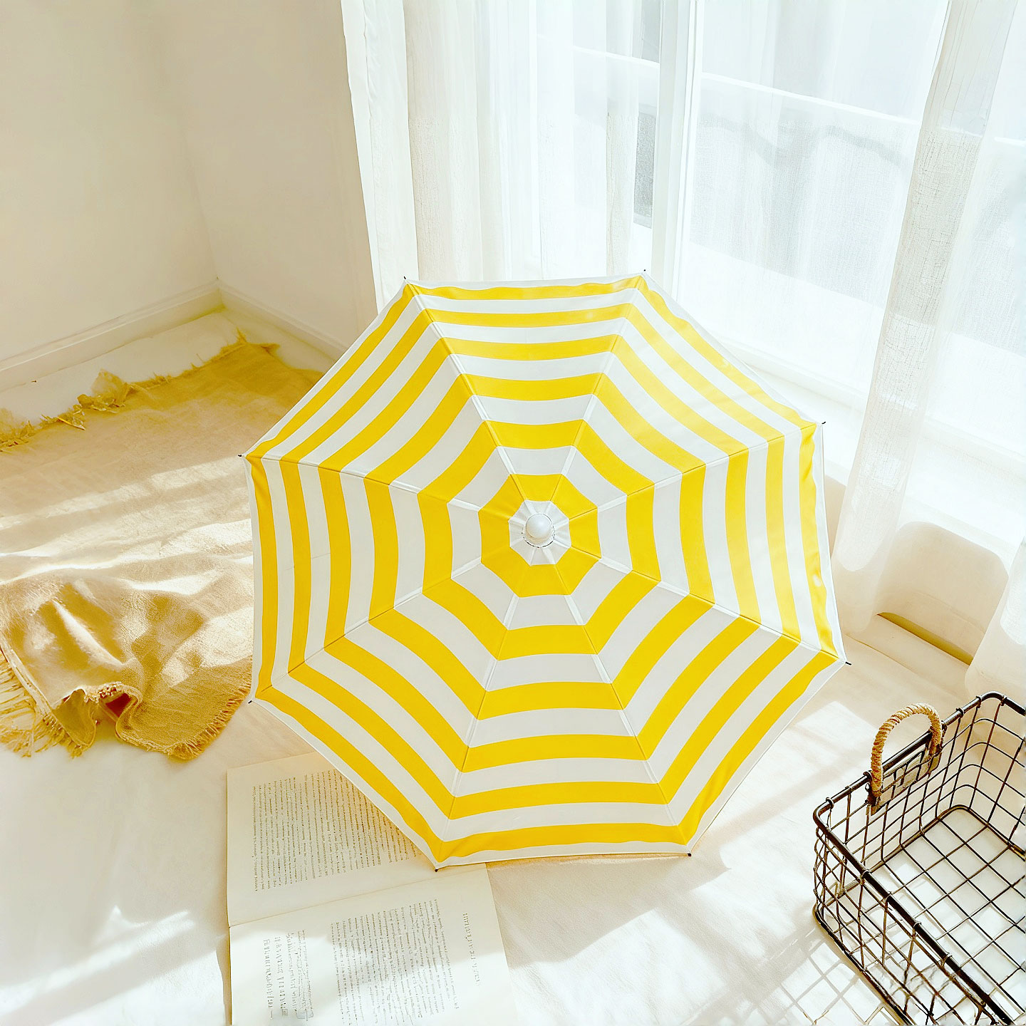 1 paraguas rosa a rayas, diver - Diy Photography Lighting Umbrella reseña y precio