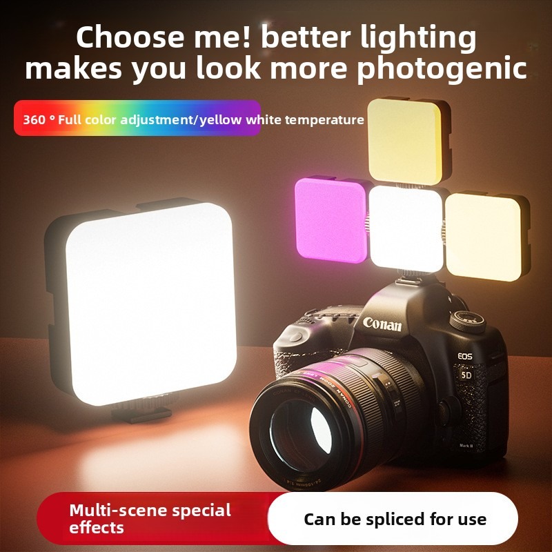 Luz de bolsillo RGB para fotog - Photography Lightning reseña y precio