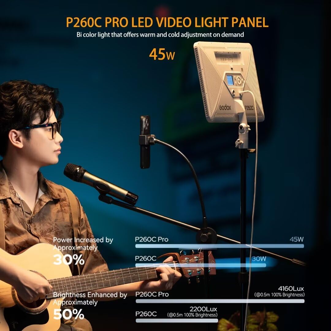 Godox P260C Pro Panel de luz L - Photography Lighting Youtube reseña y precio