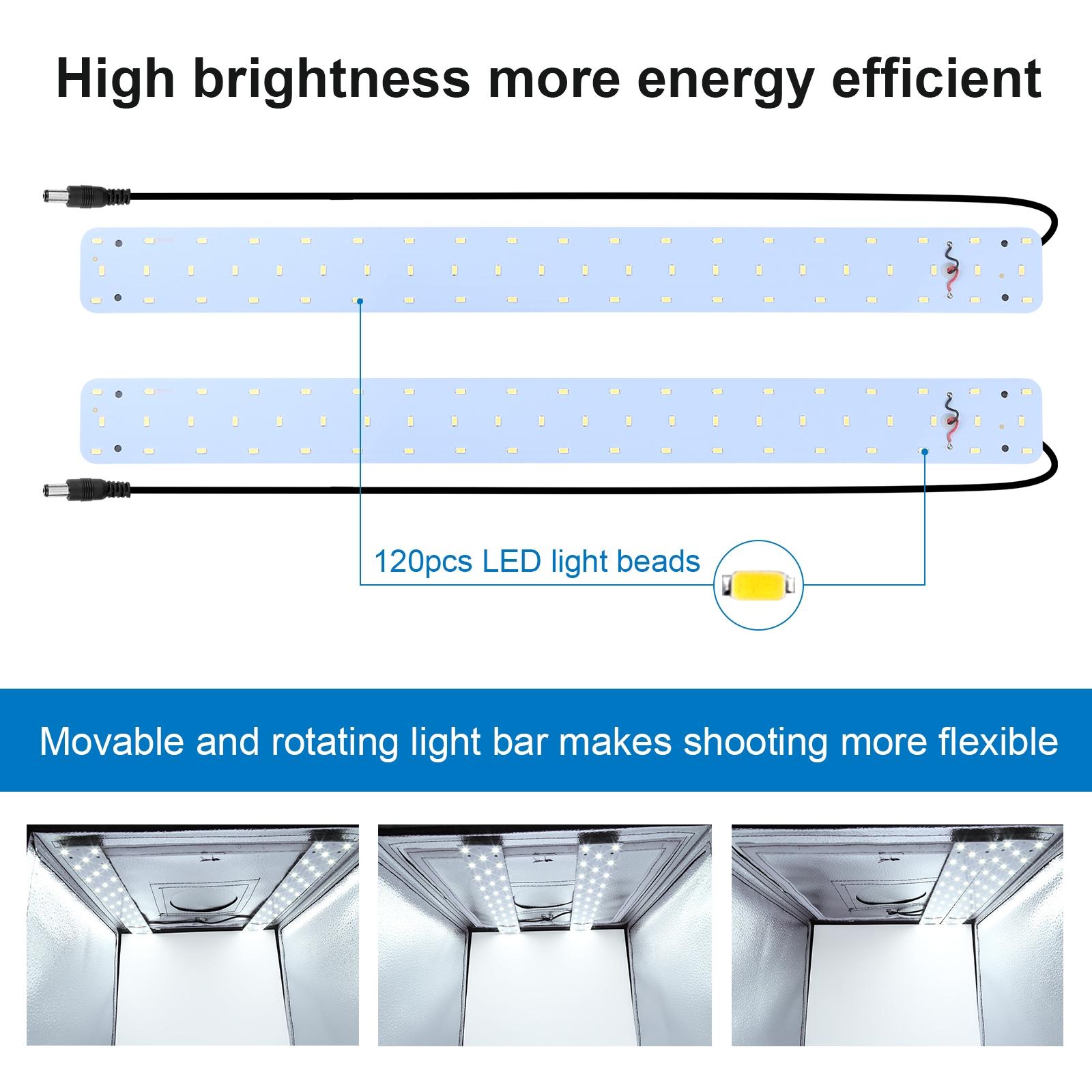 PULUZ 60cm caja de luz de estu - Photography Video Lighting Kit reseña y precio