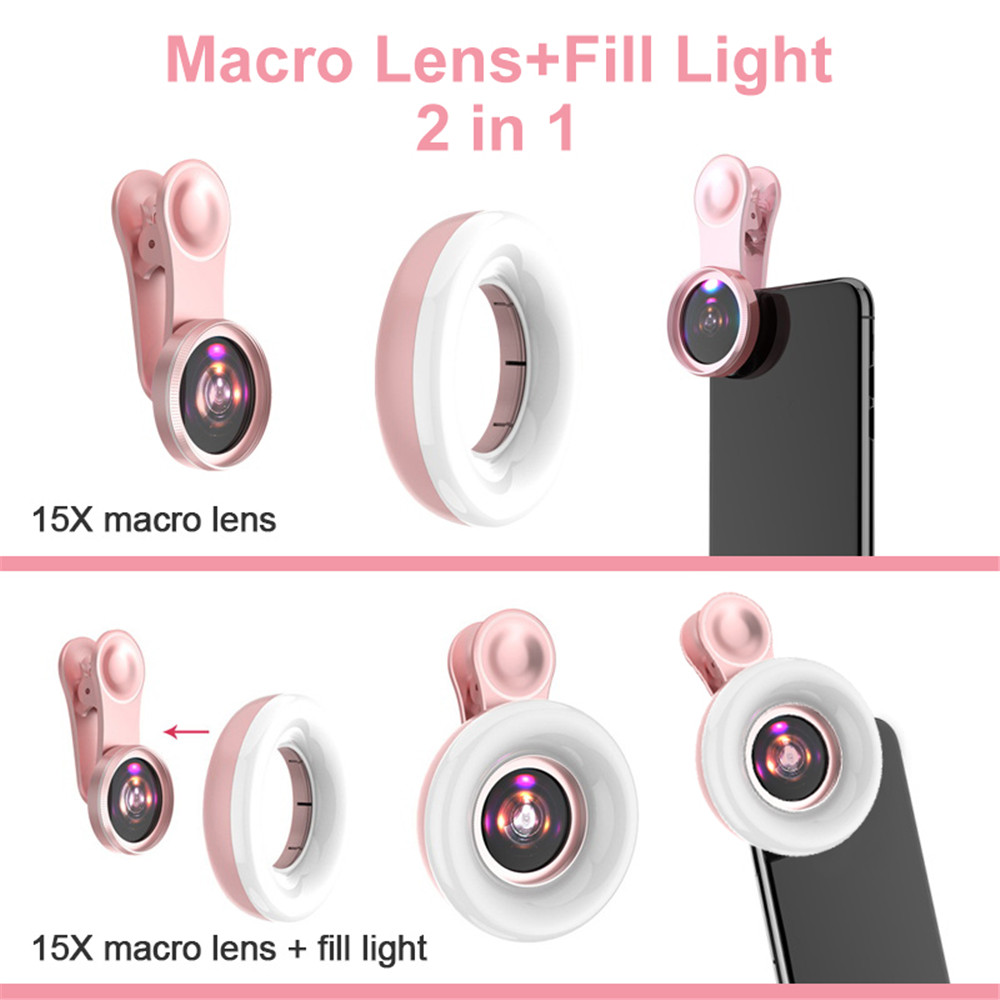Lente móvil 15X lente Macro te - Photography Lighting Stick reseña y precio