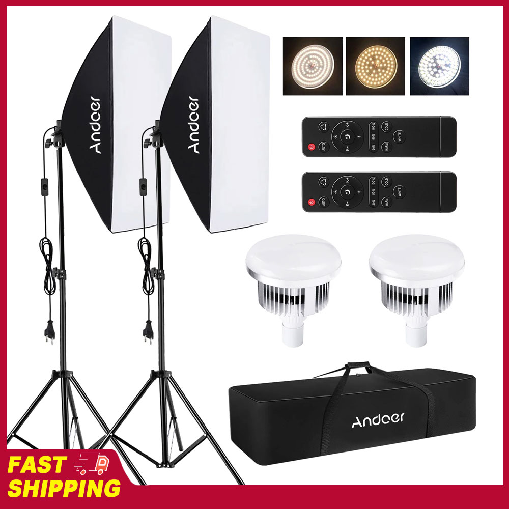 Kit de Iluminación Softbox And - Photography Video Lighting Kit reseña y precio