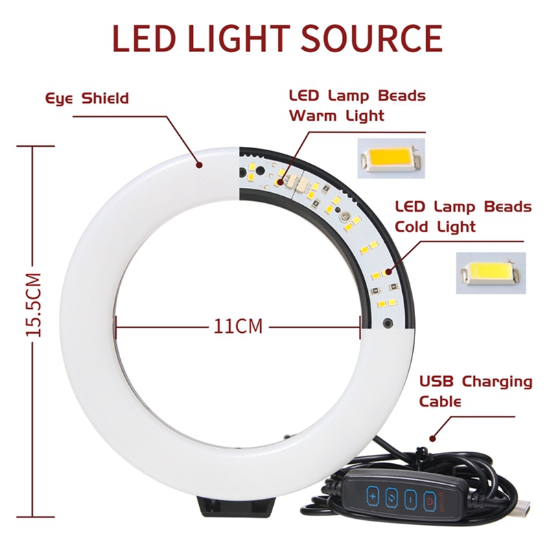 Anillo de luz Led regulable pa - Photography Lighting Youtube reseña y precio