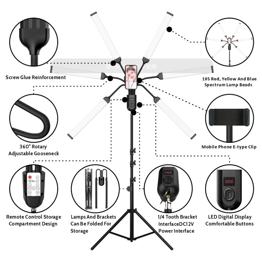 Kit de iluminación de fotograf - Photography Lighting No Shadows reseña y precio