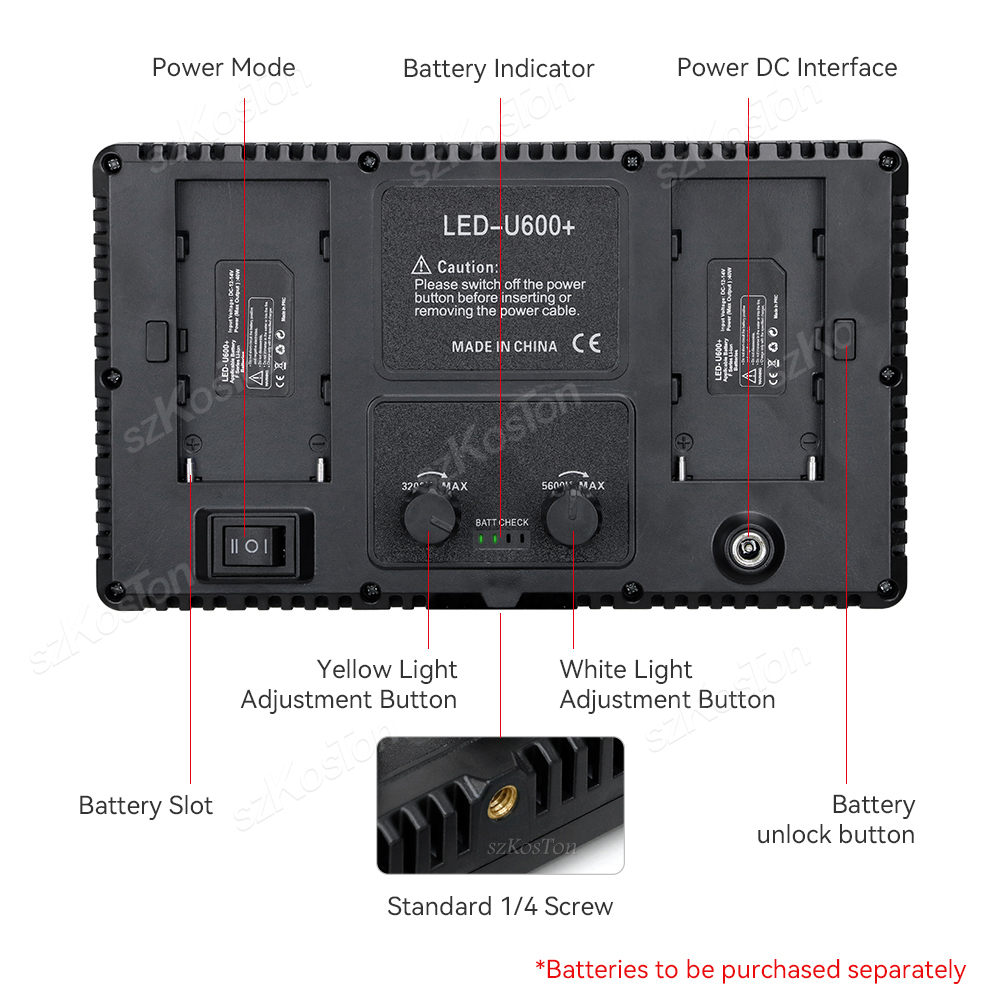 Panel de luz LED de relleno RG - Photography Lighting Youtube reseña y precio
