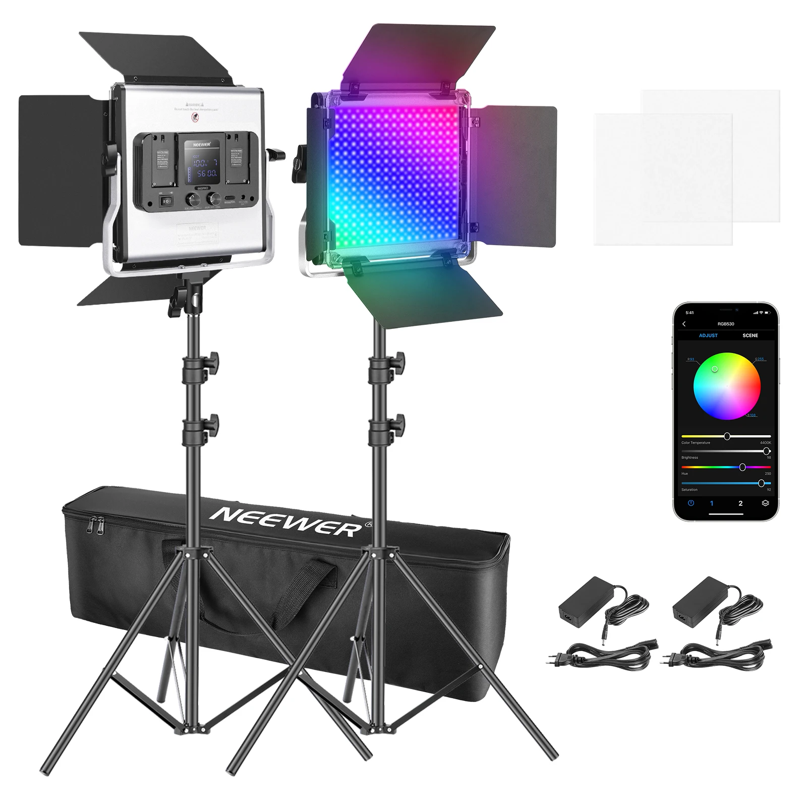 Neewer 2/3 Paquetes de Luces L - Photography Lighting Kit Neewer reseña y precio