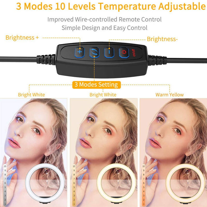 Anillo de luces LED de 16cm, 2 - Photography Lighting Youtube reseña y precio