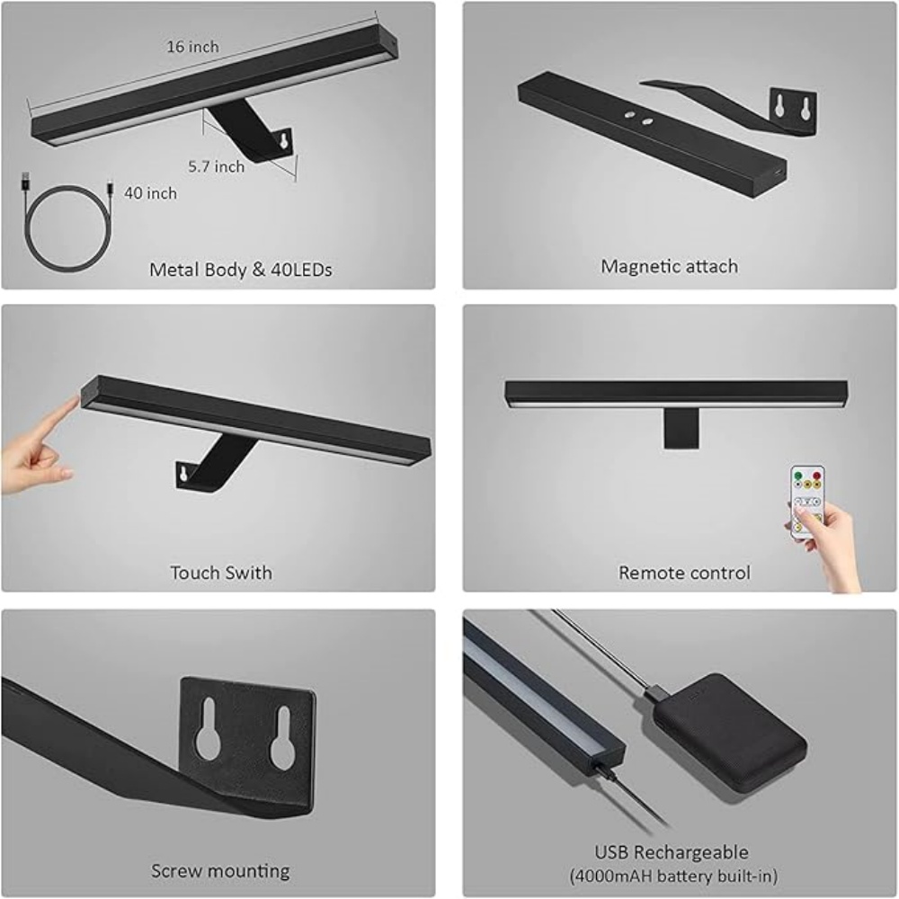 Lámpara de Pared LED Recargabl - Photography Lighting Wall reseña y precio